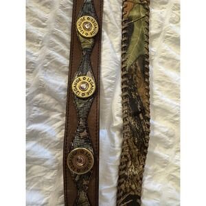 Toddler Sized‎ Western Cowboy Style No Buckle Belt John Deer And Badger